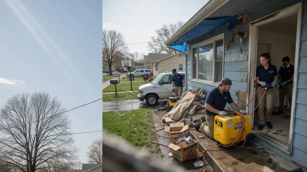 Basement Flood Cleanup in Stoutsville, MO near me